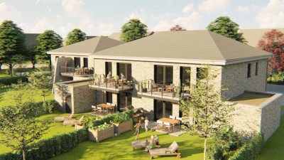 Neubau-Wohnung mit Balkon und schönem Blick auf die Niers-Aue