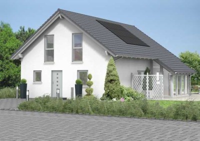 Raumwunder: Modernes EFH in Massivbauweise (EH 40) mit PV-Anlage..!