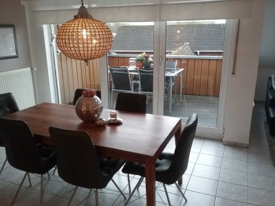 Helle 2-Zimmer-Dachgeschosswohnung mit Balkon in Bocholt