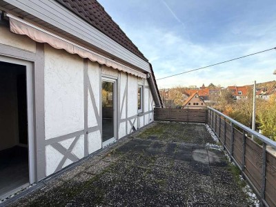 Maisonette-Wohnung mit großer Dachterrasse