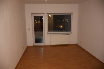 Balkon mit Blick Richtung Bahnhof