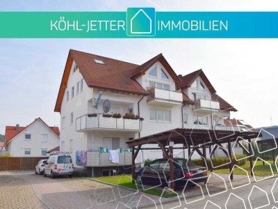 Gepflegte 2 Zi.-Whg. mit Carport und Terrasse in ruhiger Lage von Grosselfingen!