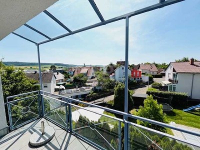 Sonnige 3-Zimmer Dachgeschoss-Maisonettewohnung mit tollem Ausblick in Leingarten!
