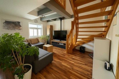 Charmante 1-Zimmer-Maisonette-Wohnung mit Einbauküche und Stellplatz in Erbach