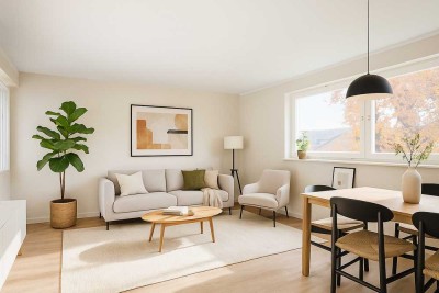 Lichtdurchflutete, unvermietete Wohnung mit 2 Balkonen und Tiefgaragenstellplatz