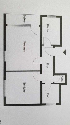 2-Zimmer-Wohnung mit Balkon in Pfullingen zur vermieten.