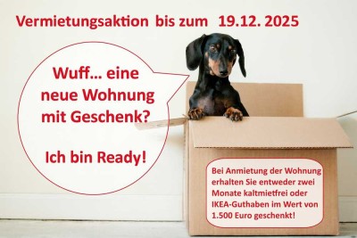 Vermietungsaktion bis 19.12.2025 - Kernsanierte 6-Raumwohnung + Balkon + zwei Bäder +EBK-Option!