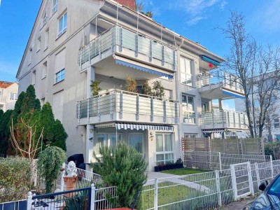 Helle 3-Zimmer-Wohnung mit Garten in Frankfurt Nied