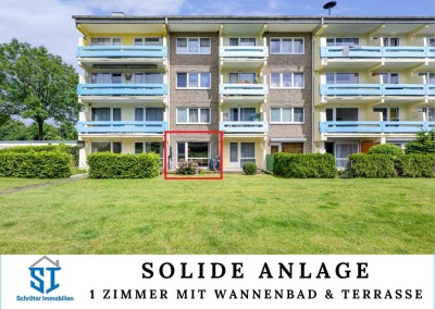 Renditestarke 1 Zimmer Wohnung mit herrlicher Terrasse