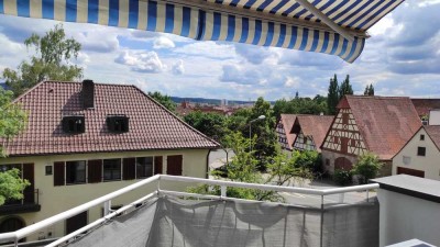 Moritzbergblick, 4-Zi-DG-Galerie-Wohnung, zentral gelegen