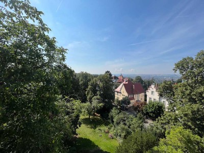 Renovierte Maisonette-Wohnung mit schönem Blick über die Dächer Dresdens