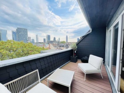 NEU*Exklusive Maisonette-Wohnung mit Skylineblick*Balkon*Wohnküche opt. mit EBK*2 Bäder*Lift*Toplage