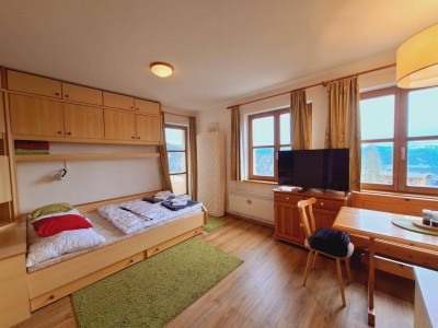 360 TOUR / Rarität: 1-Zimmer-Lift-Neubau-Ferienwohnung in bester Aussichtslage im Skigebiet - Nassfeld