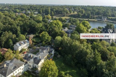 IMMOBERLIN.DE - Toplage Wannsee/Potsdam! Wunderschöne Altbauwohnung mit traumhafter Terrasse