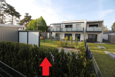 Hochwertiger Gartentraum in Ruhelage: 60m2 Wohnfläche + 110m2 Eigengarten + TG Stellplatz