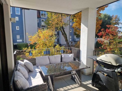 Lichtdurchflutete 3-Zi.-Wohung mit Gartenterrasse in den Bäckerschen Höfen