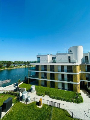 PROVISIONFREI! DIREKTEM BLICK AUF DIE DONAU! THE SHORE! RUHIG! HELLE 2. ZIMMER MIT 7m² BALKON! CONCIERGESERVICE! FITNESS! SPA-BEREICH! EINBAUKÜCHE!