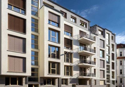 Wunderschöner Neubau in der Südvorstadt - 3-Zimmerwohnung im 4.OG mit Balkon !