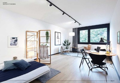 Saniertes 1-Zimmer-Apartment am Stadtpark Nürnberg