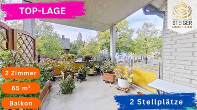 Exklusive Eigentumswohnung mit Balkon + 2 Stellplätzen - perfekt für Paare oder Singles!