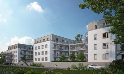 Gemütlich Frühstücken auf dem Balkon (ETW 1.1.2)