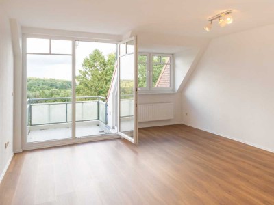 Charmante 2-Zimmer-Wohnung mit Balkon und Blick ins Naturschutzgebiet