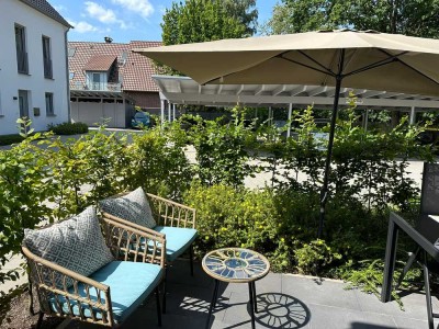 Moderne Erdgeschosswohnung mit Terrasse Nähe Obersee