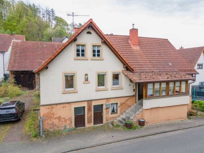 � Charmantes Einfamilienhaus mit Ausbaupotenzial in ruhiger Lage von Mömbris