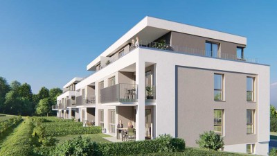 3,5 Zimmer im 1.OG mit großem Südbalkon und Ausblick ins Grüne