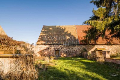 Potential am Neckarufer - Historisches Fischerhaus mit Scheune und Sonnengarten!