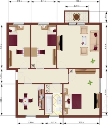 4-Raumwohnung mit Balkon in Löbau Süd