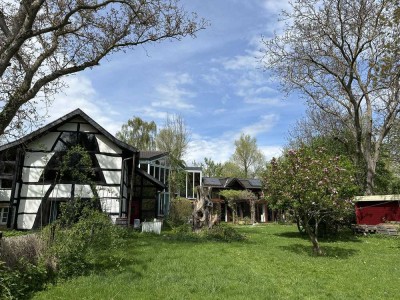 Extravagantes Landhaus - Freiheit für die Seele - wundervoller Blick ins Grüne