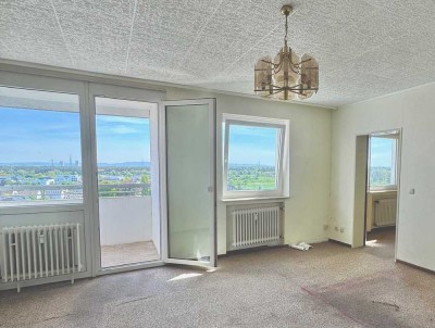 Charmante 2-Zimmer-Wohnung mit Traumblick – 40 m² im 10. OG mit überdachtem Balkon
