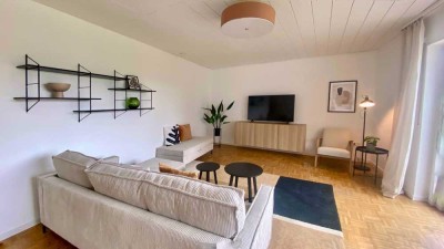 Große, möblierte 4,5-Zimmer-Wohnung für Familien, Firmen, Internationals
