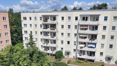 Große 2-Raumwohnung mit Wohnküche und Balkon