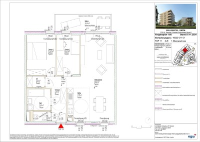 3-Zimmer-Wohnung mit Balkon, Top 11