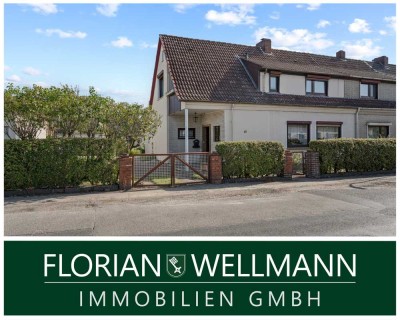 Bremen - Oslebshausen l Charmantes Reihenendhaus mit großem Garten in verkehrsgünstiger Lage
