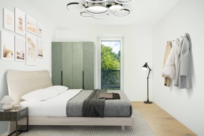 fuschl.living 5.0 - Kompakte 2 Zimmer Wohnung am Waldrand