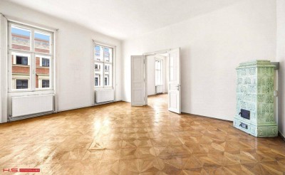 HÖRLGASSE. - NÄCHST SCHOTTENTOR - ALTBAUWOHNUNG mit RENOVIERUNGSBEDARF - ca 200m² WFL - 5 ZIMMER - 3. LIFTSTOCK