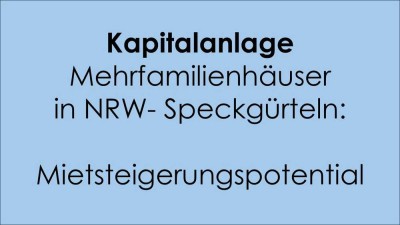Offmarket für Kapitalanleger: Mehrfamilienhäuser mit Mietsteigerungspotential