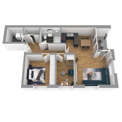 *ERSTBEZUG* Barrierefreie Erdgeschosswohnung im Herzen von Erlenbach inkl. Küche und Stellplatz