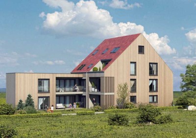 Erstbezug: Hochwertige 2-Zimmerwohnung mit Einbauküche im historischen Viertel Echterdingens