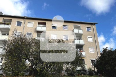 Nur 5 Min zum European Campus! Renovierte 3-Zi.-Whg mit praktischem Grundriss.