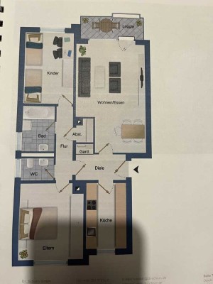 Neu renovierte 3-Zimmer-Wohnung mit EBK in Münster