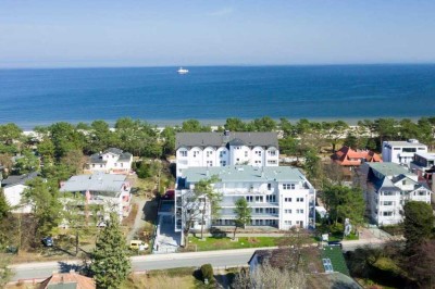 3-Zimmer-Dachgeschoss-Appartement mit Dachterrasse und  teilweisem Seeblick fast am Strand