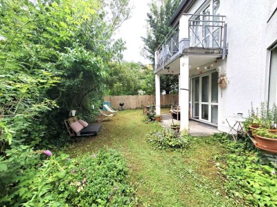 Helle 2-Zimmer-Gartenwohnung mit Terrasse & Tiefgaragenstellplatz in ruhiger Lage von MUC - Sendling