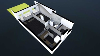 Modernisierte Designer-Wohnung mit Tiefgaragenstellplatz