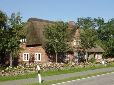 Gemütliches, möbliertes Ferien - Reethaus in Nordfriesland