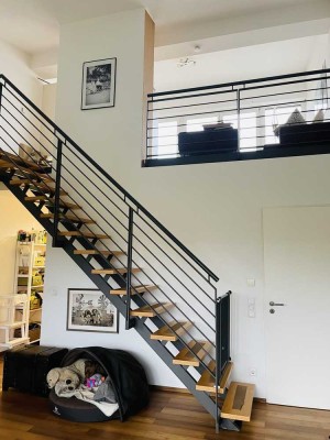 Zentrale Maisonette-Wohnung mit Dachterrasse