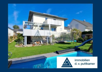 "VIP ! WOHNEN WIE IM URLAUB ! MODERNES EINFAMILIENHAUS MIT EINLIEGERWOHNUNG UND POOL !"